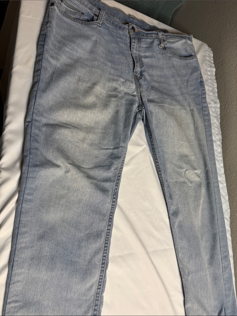 George Men's Slim Straight Light Wash Jeans